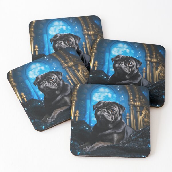 Item preview, Eerie Black Pug designed and sold by Nocturne  Paws.