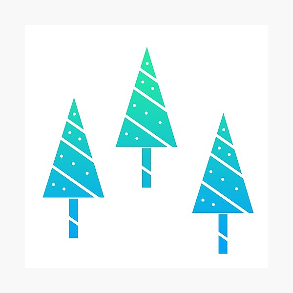 Item preview, Christmas Pine Trees designed and sold by hvasilevshop.
