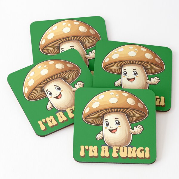 Item preview, Cheerful Mushroom Pun designed and sold by TwistedRabbit12.