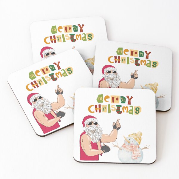 Item preview, Rokendrol Santa Claus and a funny snowman. designed and sold by esao.