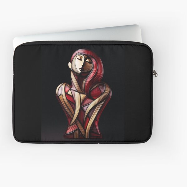 Lady in Red Laptop Sleeve