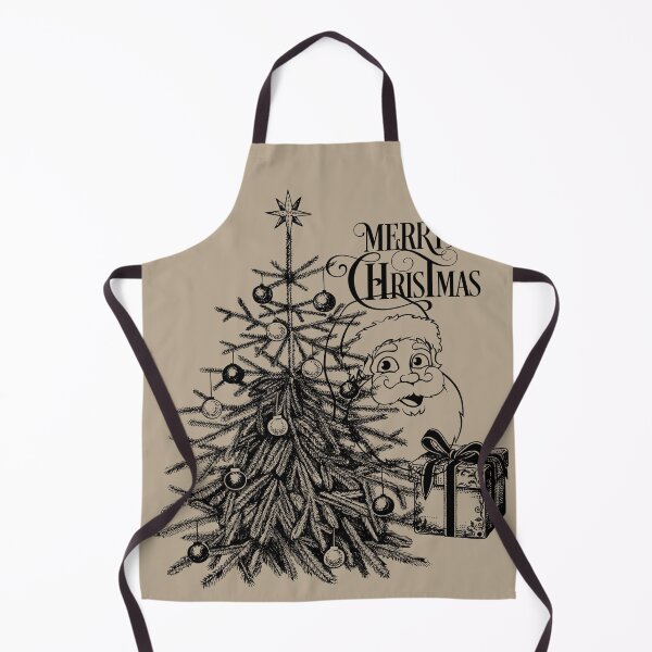 Item preview, Santa Claus looks from behind the Christmas tree and gives wishes. designed and sold by esao.