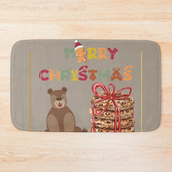 Item preview, A cute teddy bear and delicious cookies as a Christmas gift. designed and sold by esao.