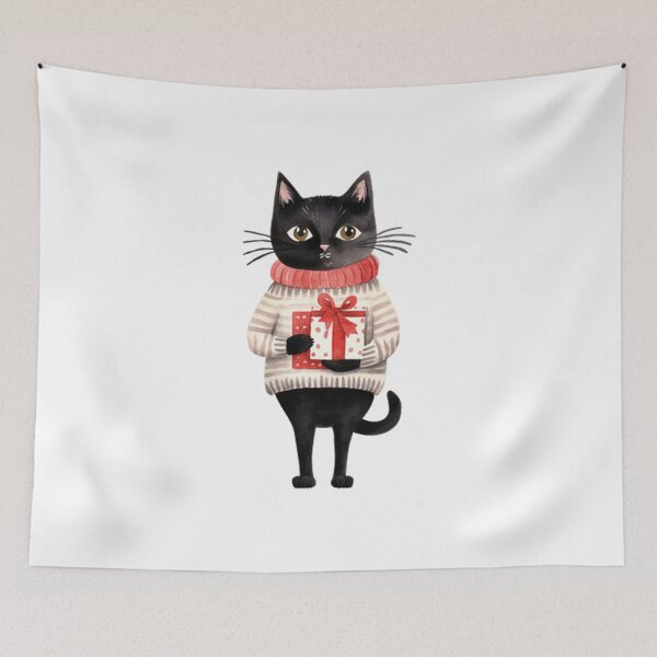 Item preview, Get Cozy with the Charming 'Black Cat' Illustration by GAGO: Perfect Gifts for Cat Lovers! designed and sold by GAGO5.