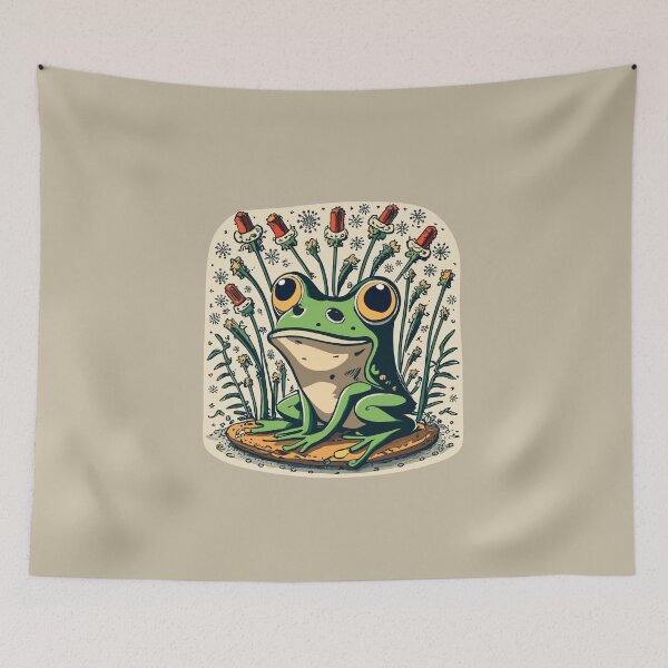 Item preview, Froggy Dandelion Christmas designed and sold by VoyteksDesigns.