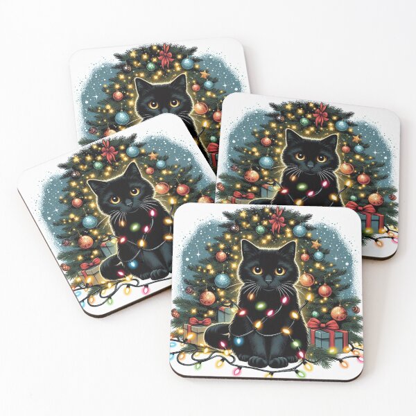 Item preview, black cat designed and sold by Greydate.