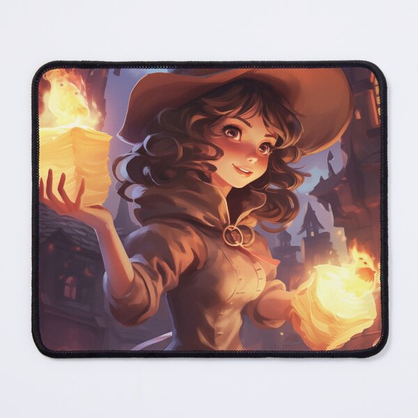 Item preview, Female Magican casting fire spells designed and sold by FIAMETECINA.