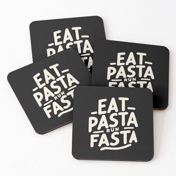 Item preview, eat pasta run fasta designed and sold by WorldByFlowers.