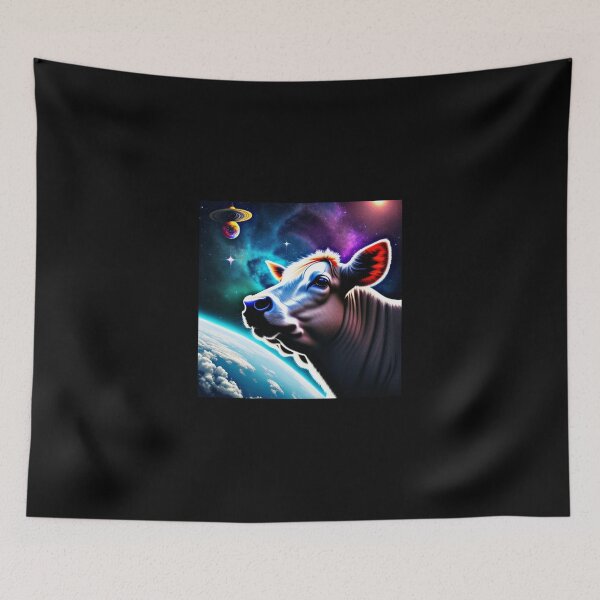 Item preview, Space cow designed and sold by Flowerslaps.