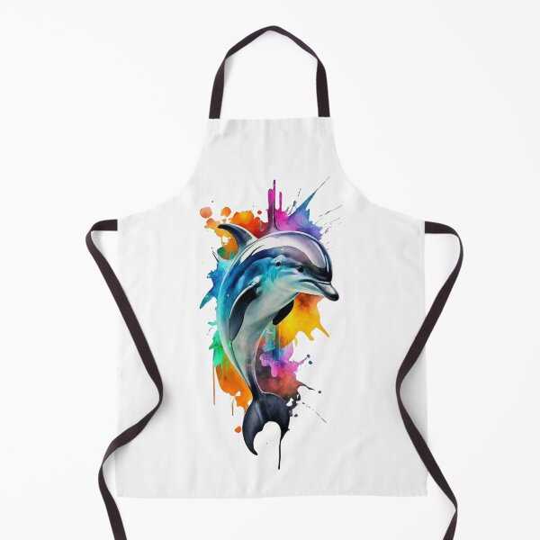 Item preview, Bottlenose Dolphin Watercolor Painting designed and sold by StefanSchmitArt.