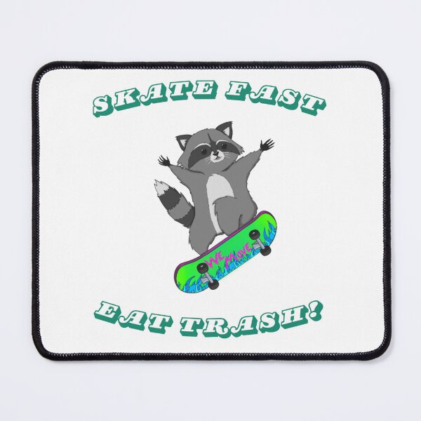 Item preview, Skater raccoon designed and sold by SkullKittens.