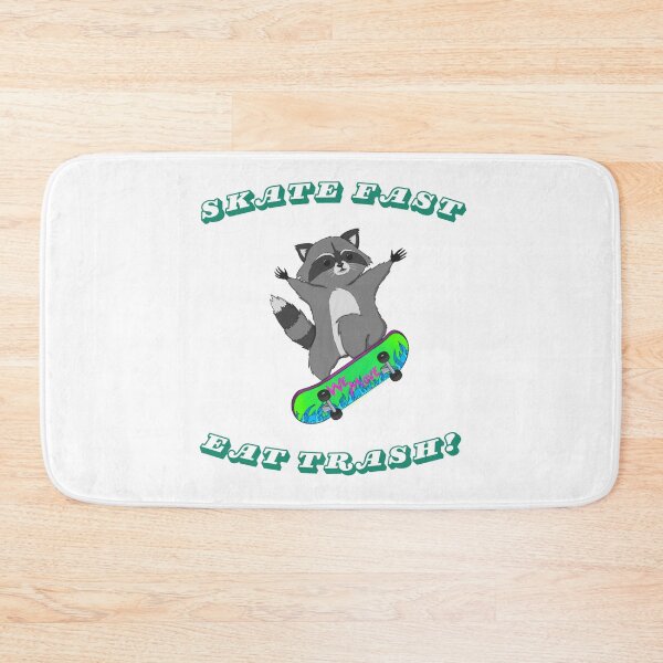 Item preview, Skater raccoon designed and sold by SkullKittens.