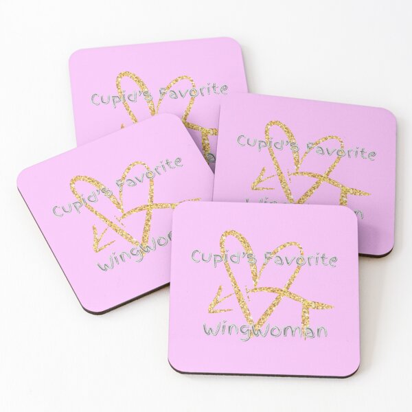 Item preview, Cupid's Favorite Wing Woman designed and sold by TugForkFinds.