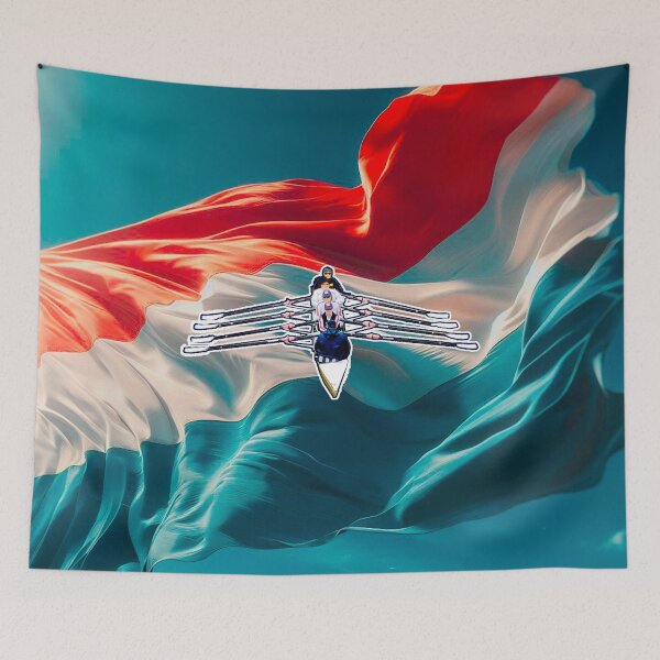 Item preview, Rowers Rowing on Dutch Flag designed and sold by Michael van der Hoorn.