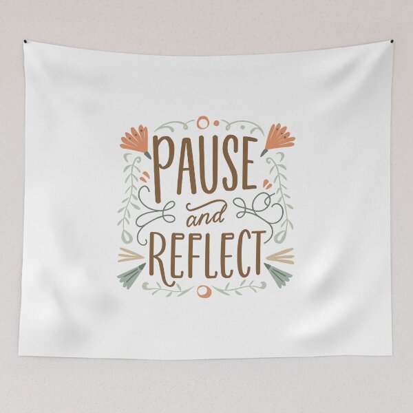 Item preview, Pause and Reflect 9 designed and sold by HahaHandlesHub.