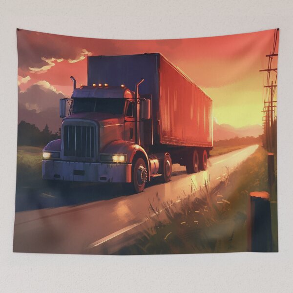 Item preview, Tractor Trailer designed and sold by DigitizedArt.