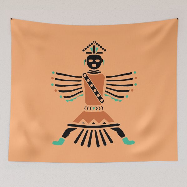 Item preview, tribal winged warrior designed and sold by asyrum.