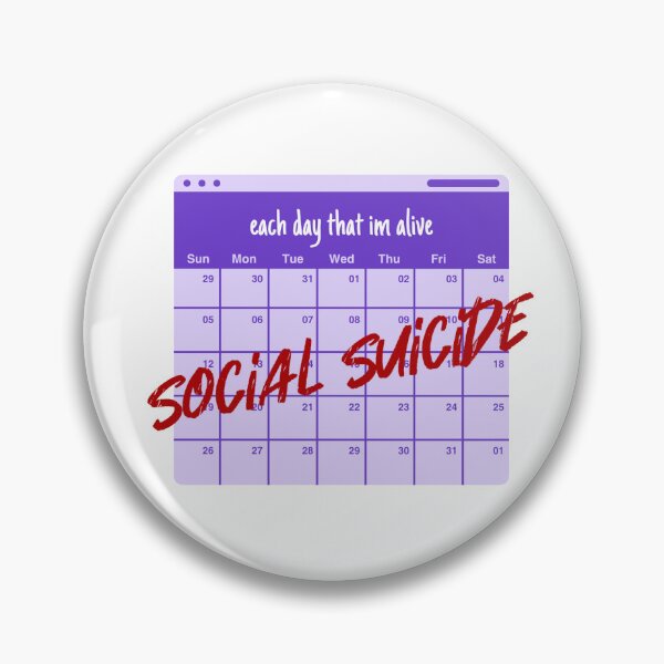 Item preview, Social Suicide designed and sold by Grace Lisle.