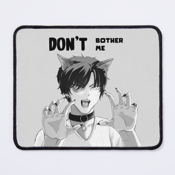 Item preview, Don't bother me Neko anime boy (manga style) designed and sold by SEIKI-art.
