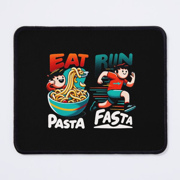 Item preview, eat pasta run fasta designed and sold by WorldByFlowers.