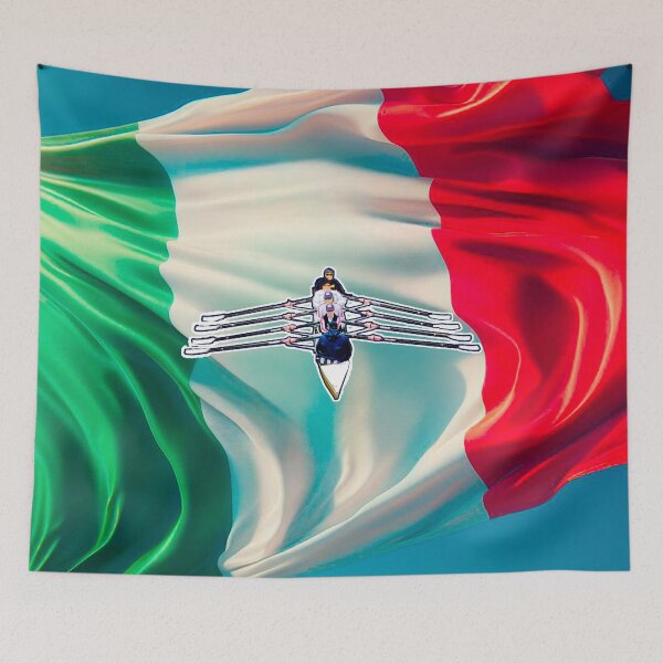 Item preview, Rowers Rowing on Italian Flag designed and sold by Michael van der Hoorn.