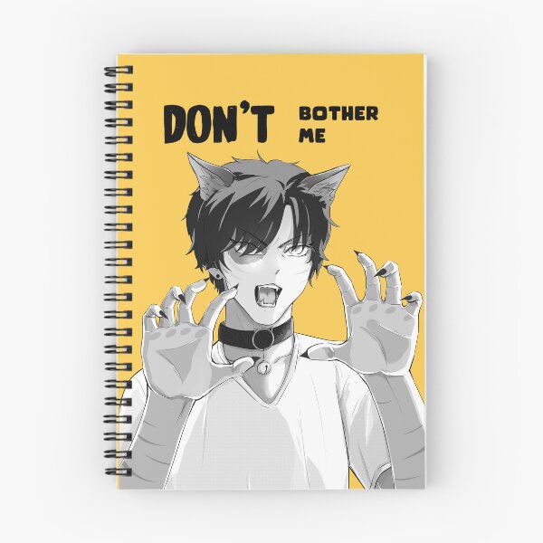 Item preview, Don't bother me Neko anime boy (manga style) (Yellow) designed and sold by SEIKI-art.