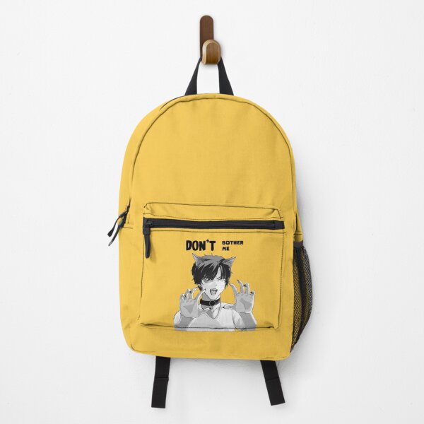 Item preview, Don't bother me Neko anime boy (manga style) (Yellow) designed and sold by SEIKI-art.