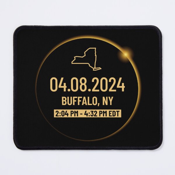 Item preview, New York State Buffalo NY USA Totality April 8, 2024 Total Solar Eclipse designed and sold by BunnyPrinceDegn.