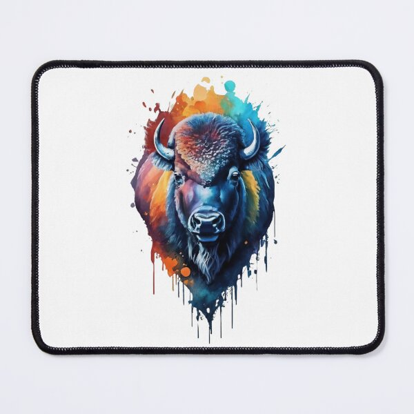 Item preview, American Bison Watercolor Painting designed and sold by StefanSchmitArt.