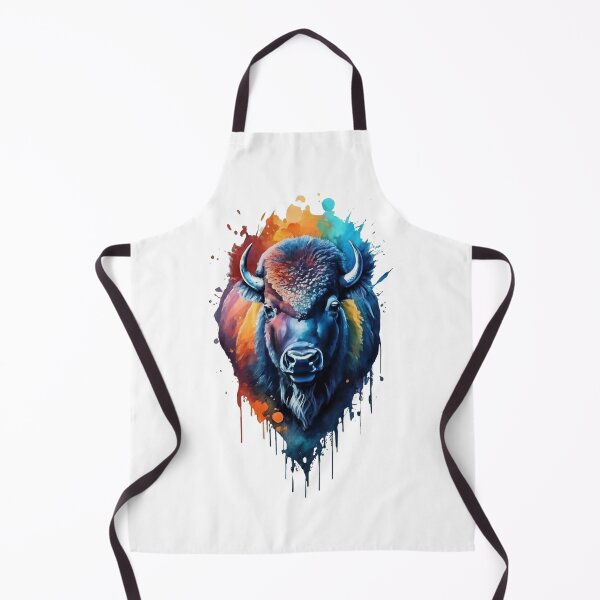 Item preview, American Bison Watercolor Painting designed and sold by StefanSchmitArt.