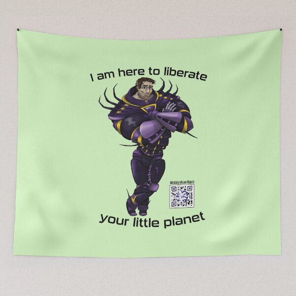 Item preview, Ariock: I am here to liberate your little planet designed and sold by Abby Goldsmith.