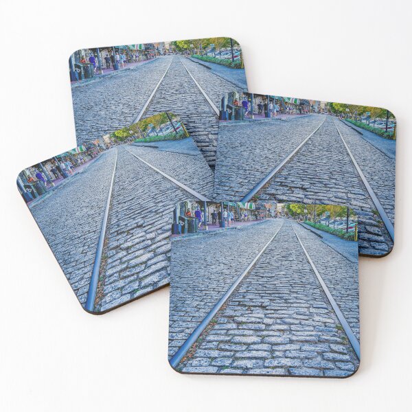 Item preview, Trolley Tracks in Cobblestones designed and sold by dbvirago.
