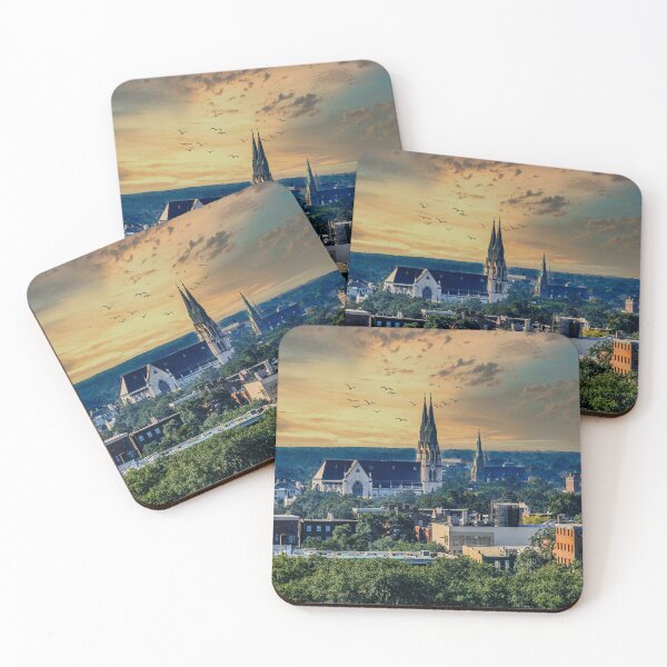 Item preview, Savannah Skyline with Church designed and sold by dbvirago.