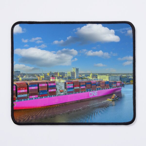 Item preview, Freighter in Savannah River designed and sold by dbvirago.