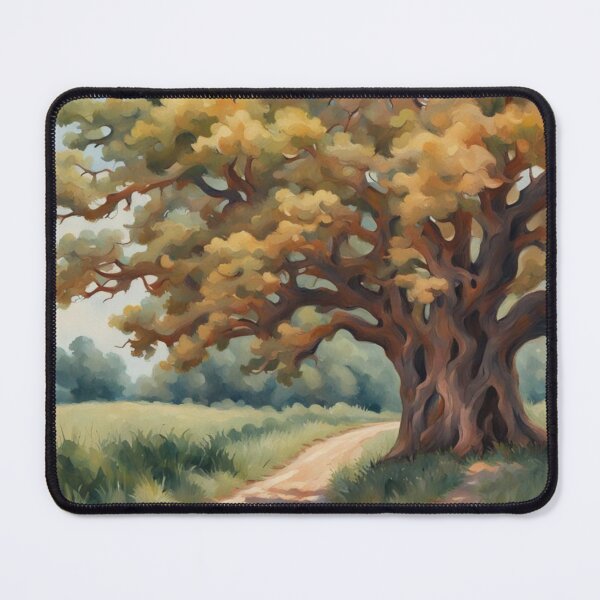 Aperçu de l'œuvre Peinture d'un arbre au bord d'une route créée et vendue par Gabriela McDaniel.