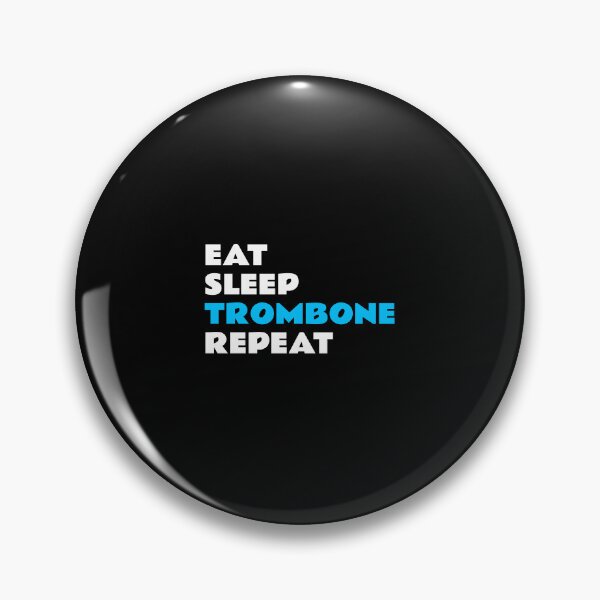Item preview, Eat Sleep Trombone Repeat designed and sold by Inspirationmotivation.
