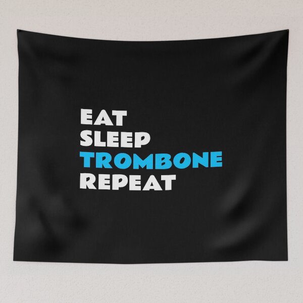 Item preview, Eat Sleep Trombone Repeat designed and sold by Inspirationmotivation.