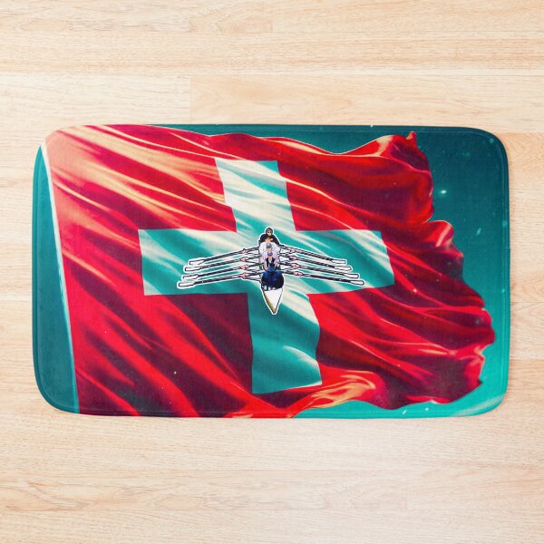 Item preview, Rowers Rowing on Swiss Flag designed and sold by Michael van der Hoorn.