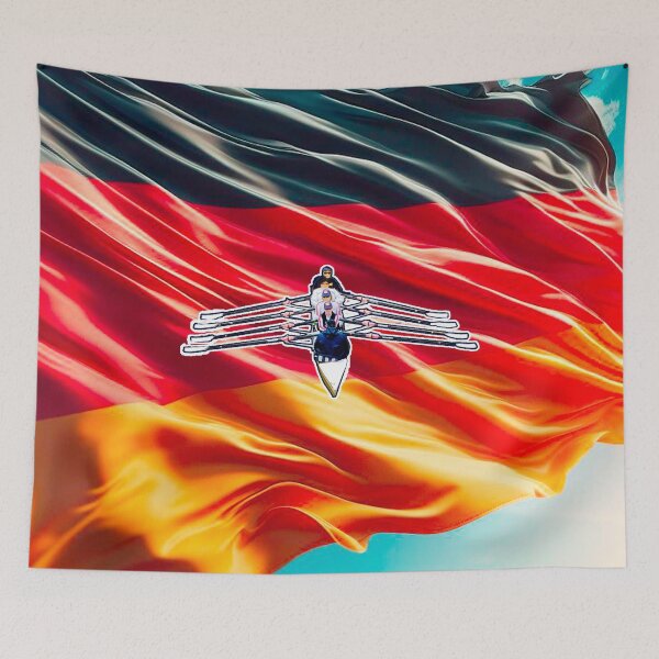 Item preview, Rowers Rowing on German Flag designed and sold by Michael van der Hoorn.