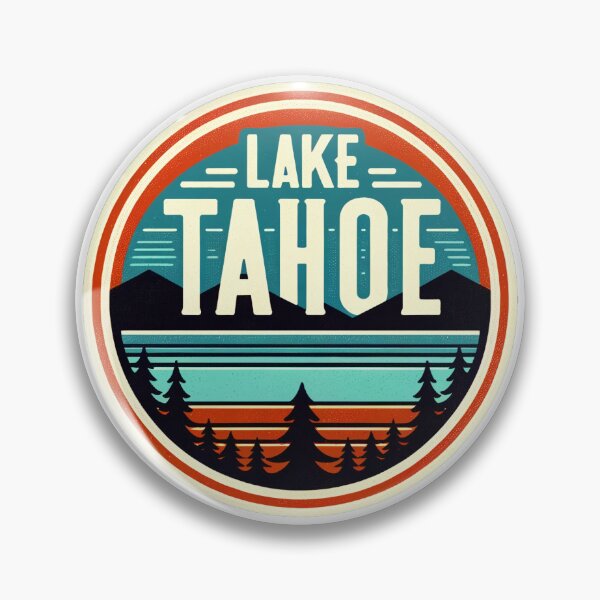 Aperçu de l'œuvre Autocollant de paysage pittoresque du lac Tahoe - Art de la nature vibrante créée et vendue par carshapes.