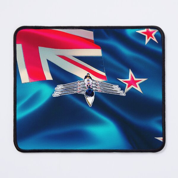 Item preview, Rowers Rowing on New Zealand Flag designed and sold by Michael van der Hoorn.