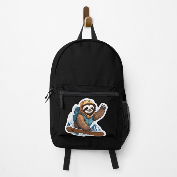 Item preview, Snowboarding Sloth Shredding Dolomites Mountains Slopes - Winter Adventure designed and sold by SlothcoreVibes.