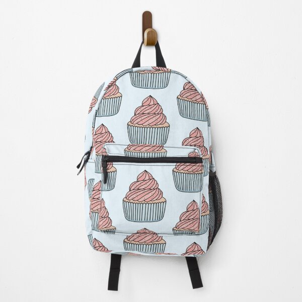Item preview, Pink and Blue Cupcake Illustration designed and sold by murialbezanson.
