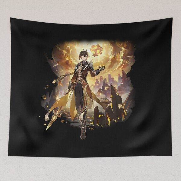 Item preview, Genshin Impact - Zhongli Official Character Wish - Gacha Splash Art designed and sold by Krimsy.