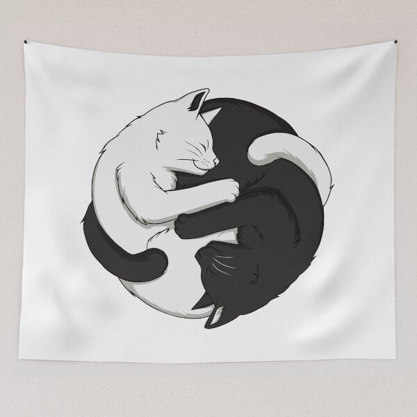 Item preview, Yin-yang Cat designed and sold by Israelbeck7.