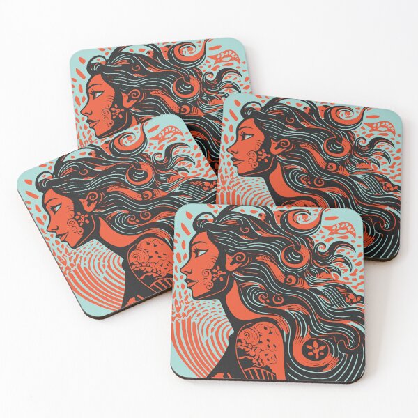 Item preview, Retro Mermaid designed and sold by Texterns.