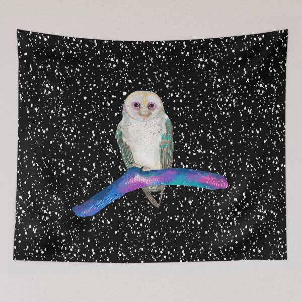 Item preview, Powerful owl starry night designed and sold by Cyapdesigns.