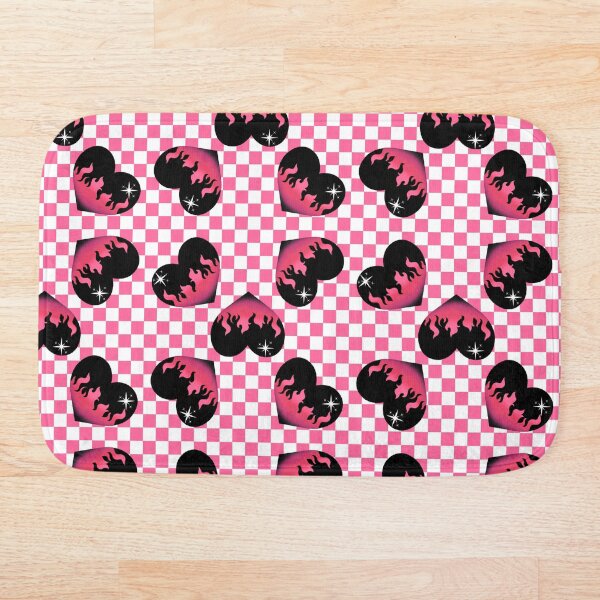 Item preview, Pink checkered heart valentine designed and sold by FourAnnas.