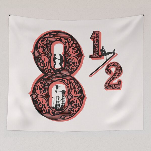Item preview, Federico Fellini's 8 1/2 | Logo Silhouette designed and sold by theoralcollage.