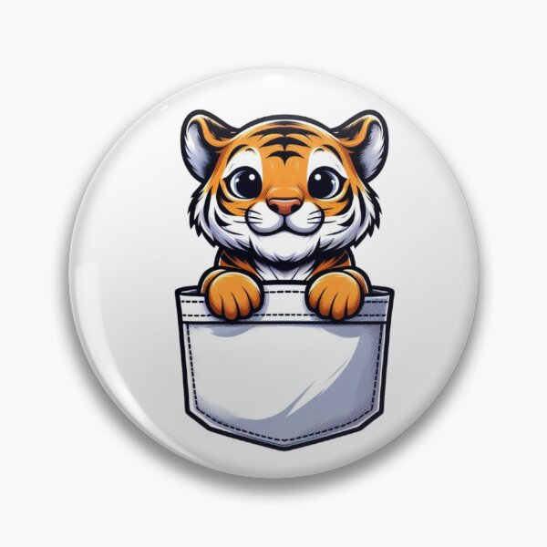 Item preview, Pocket tiger animal Classic T-Shirt designed and sold by Ziromayki ⭐⭐⭐⭐⭐.